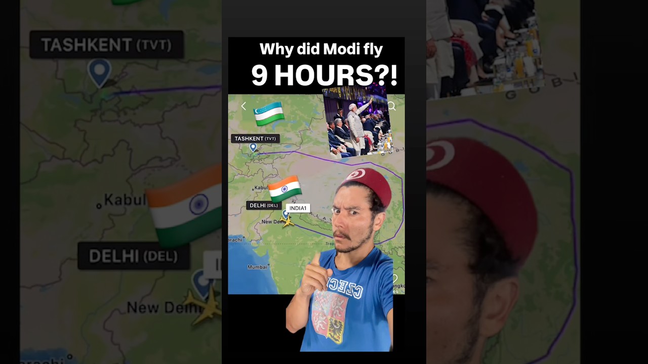 Why did Modi fly 9 HOURS to Uzbekistan?!
