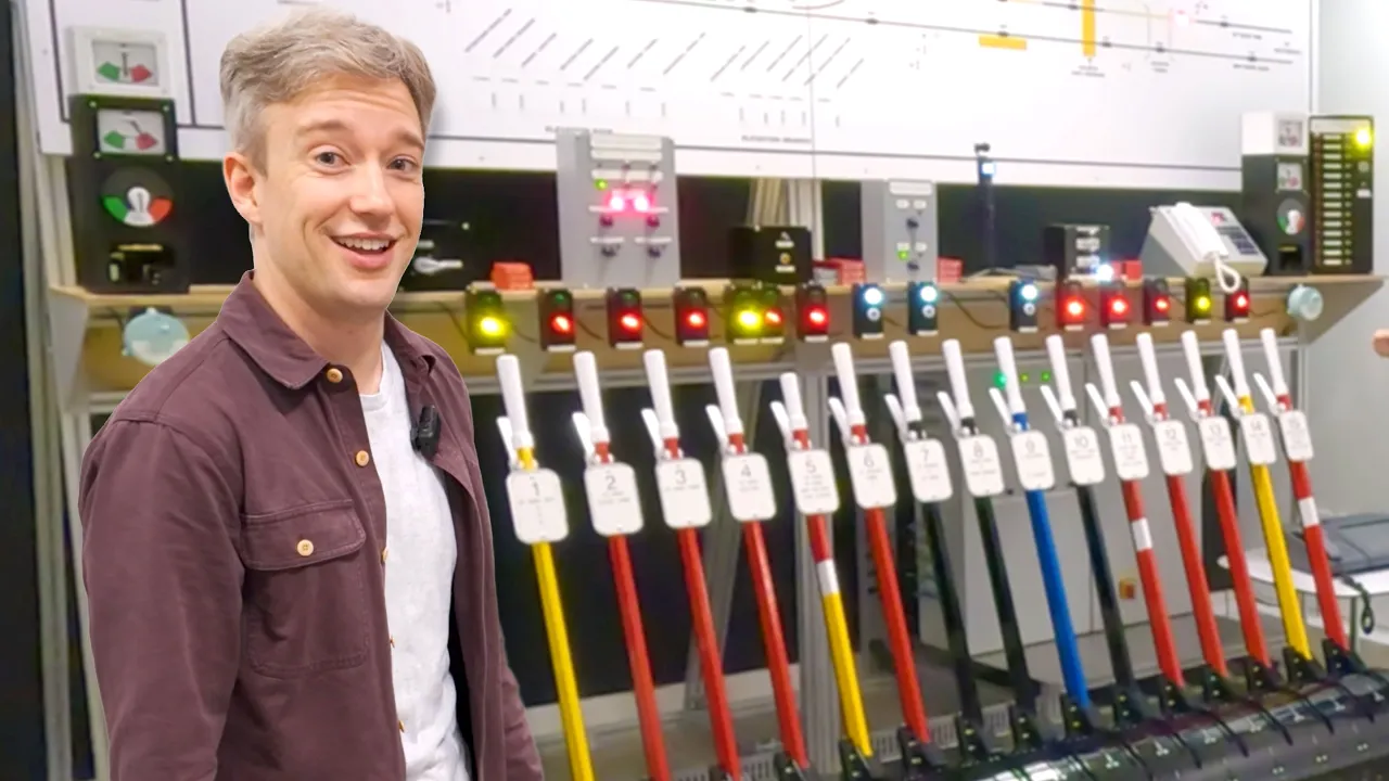 Why do some British trains still rely on old levers?