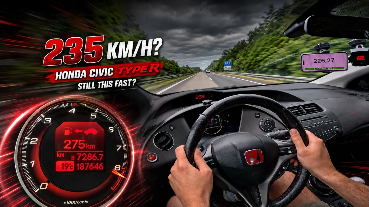 WILL this 19 year old HONDA CIVIC TYPE R FN2 still do 235KMH!?