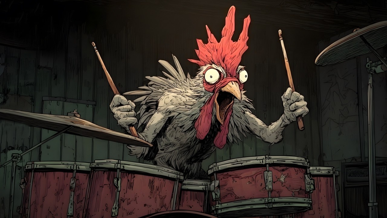 Wings of Annihilation – The Chicken Uprising | Cinematic AI Metal Music Video