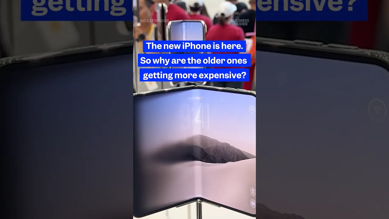 With the arrival of #Apple's newest #iPhone, why are older models getting more expensive? #iphoneduo