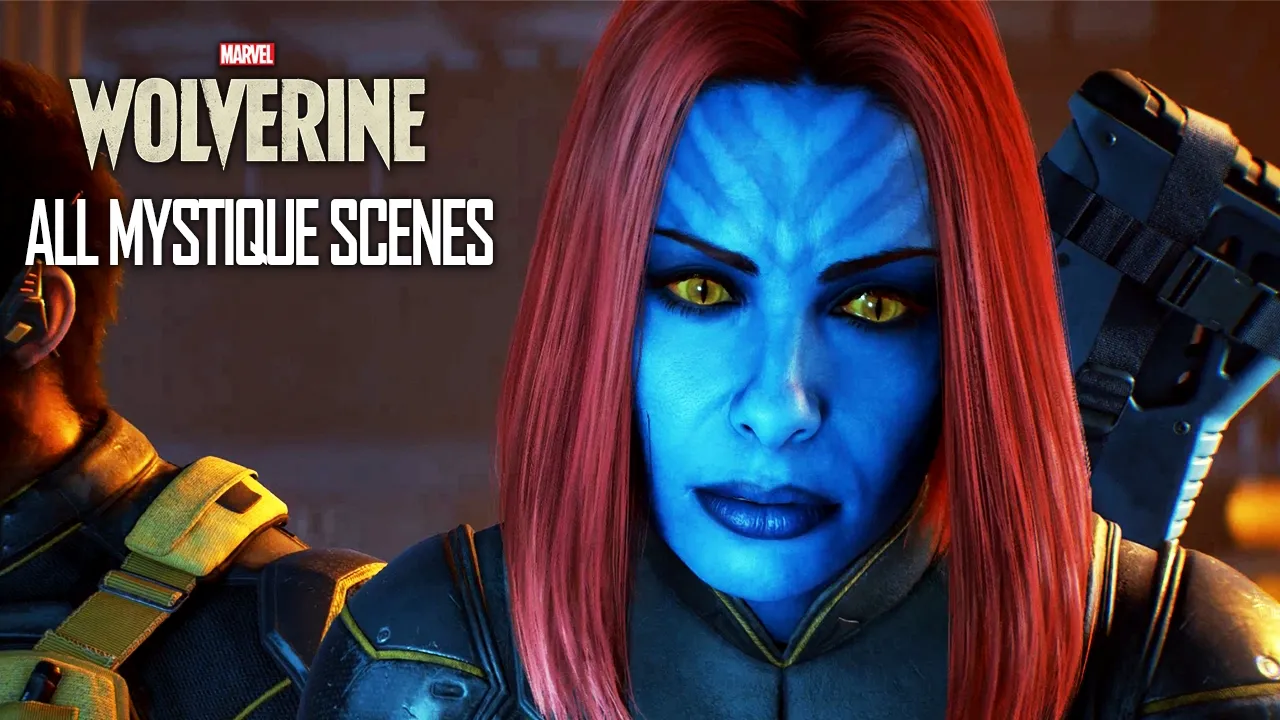 WOLVERINE - All Mystique Scenes 4K 60FPS Ultra HD
