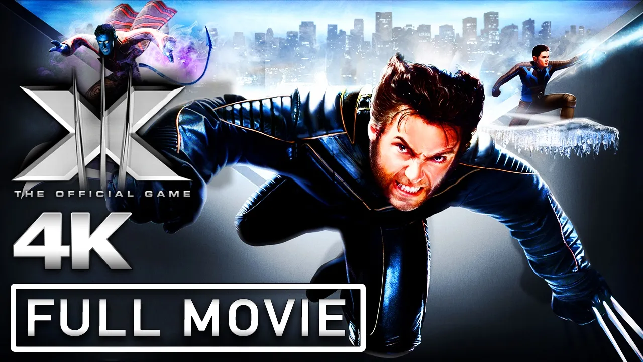 X-MEN: THE OFFICIAL GAME All Cutscenes (Full Game Movie) 4K 60FPS Ultra HD
