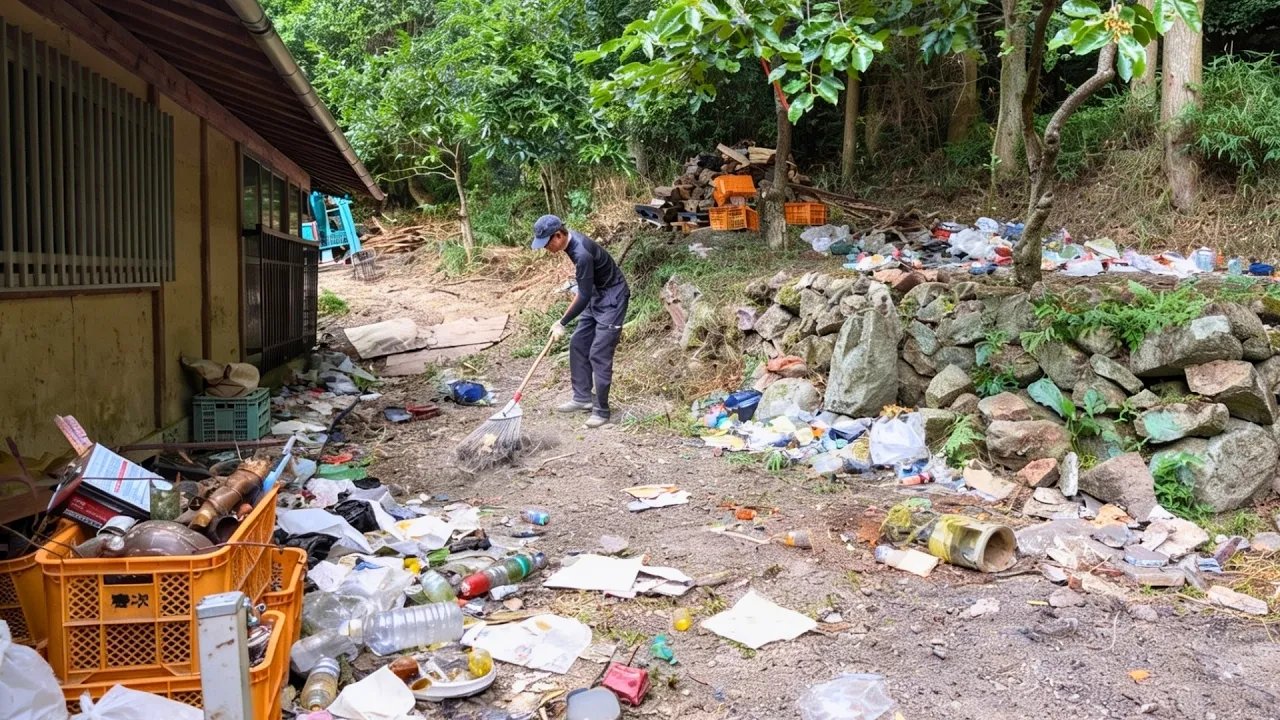 Young Man Transforms Abandoned House Into Dream Workshop | ‪@sorayume_satogaeri‬