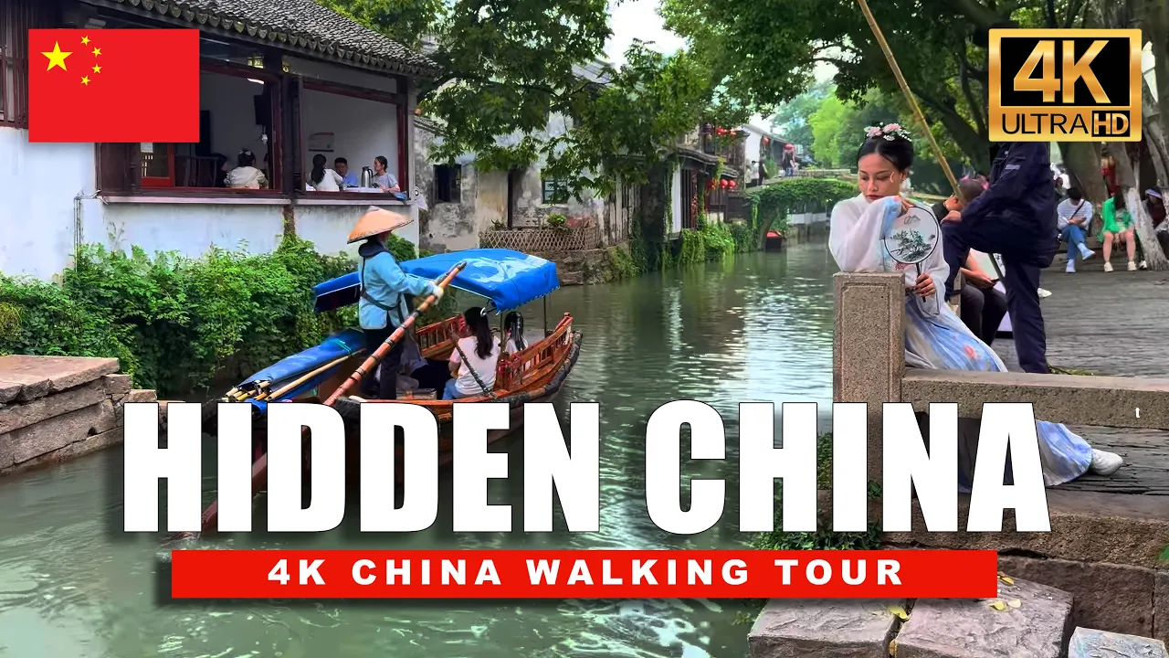 Zhouzhuang, China's Timeless Water Town - A Mesmerizing 4K Walking Journey Through History